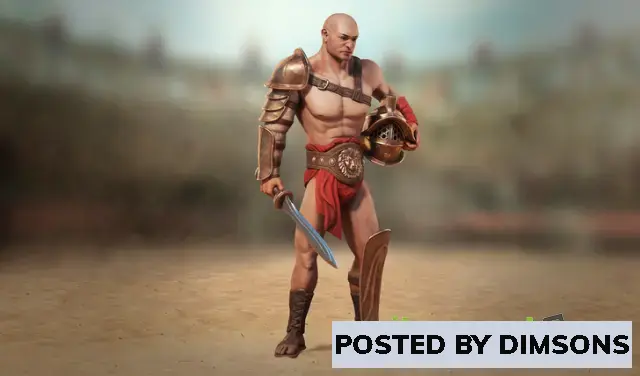 Unreal Engine Characters Gladiator Murmillo v4.18+