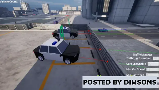 Unreal Engine Blueprints Intelligent Traffic System v5.3