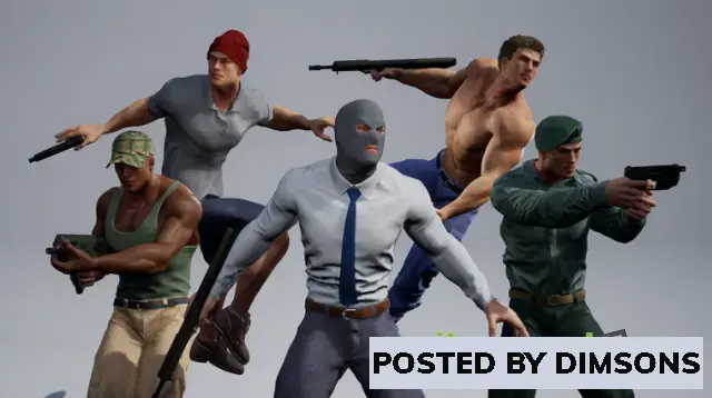 Unreal Engine Characters Modern Male Pack v4.25+