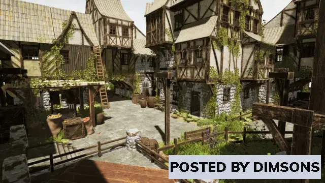 Unreal Engine Environments Modular Medieval Town with Interior v1.3 (5.3)