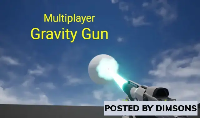 Unreal Engine Blueprints Multiplayer Gravity Gun v5.3