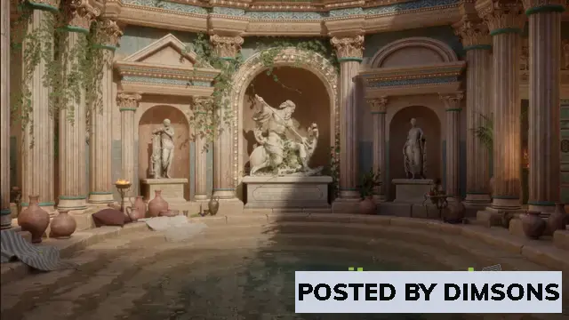 Unreal Engine Environments Neptune's Roman Bath + ULAT ( Roman , Roman Bath, Neptune's Roman ) v5.1+