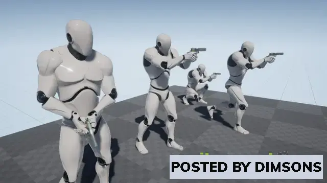 Unreal Engine Animations Pistol Starter - MoCap Pack v5.3