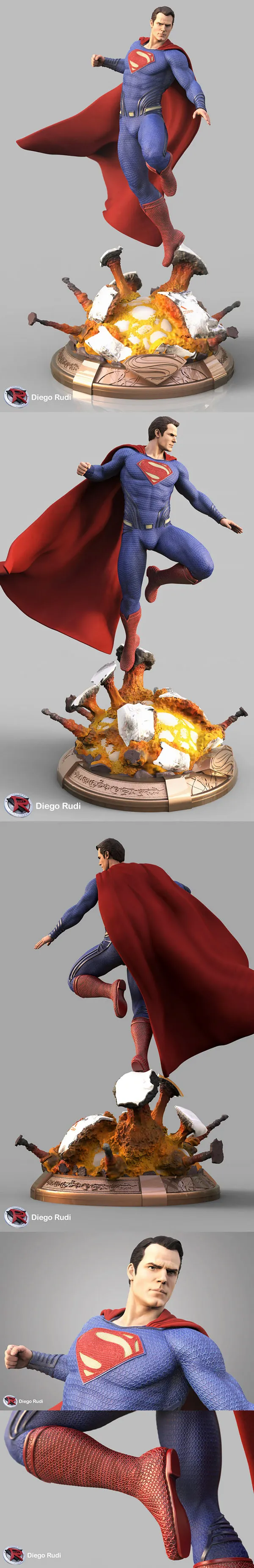 Superman – Henry Cavill – 3D Print