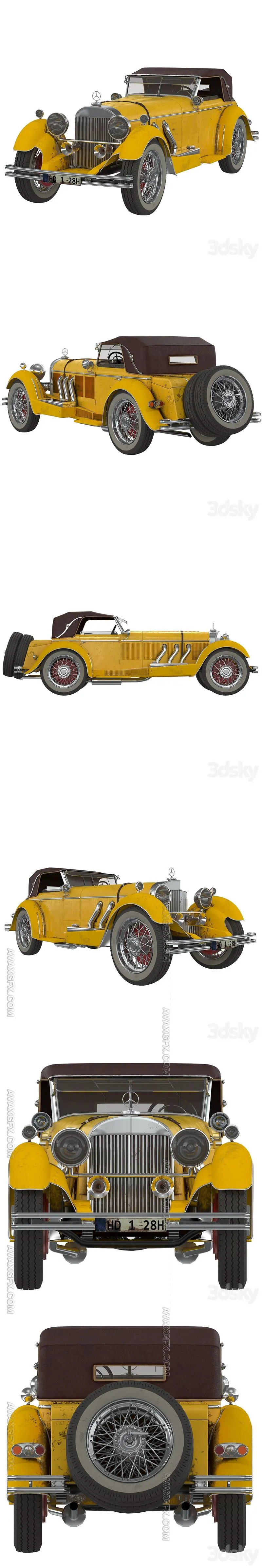 Mercedes 1928 - 3D Model