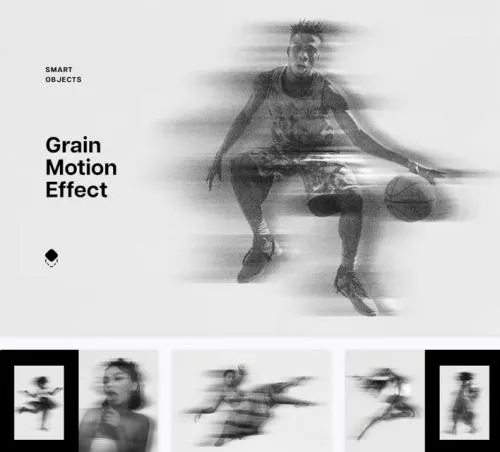 Grain Motion Photo Effect - 244665262