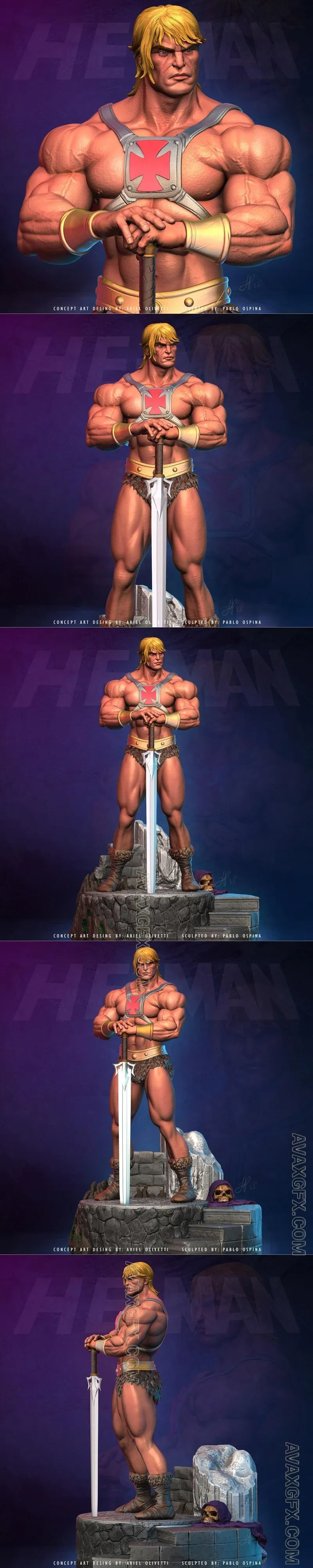 He-Man - STL 3D Model