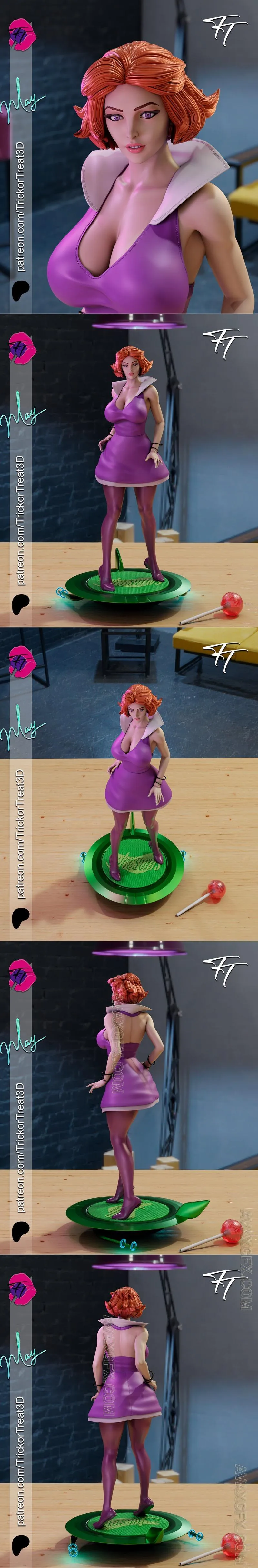 Trick or Treat - Jane - STL 3D Model