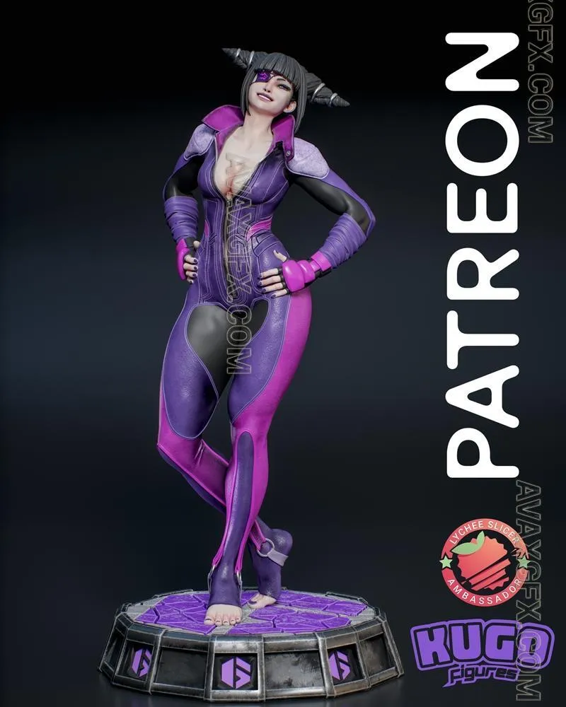 KuGo figures - juri - STL 3D Model