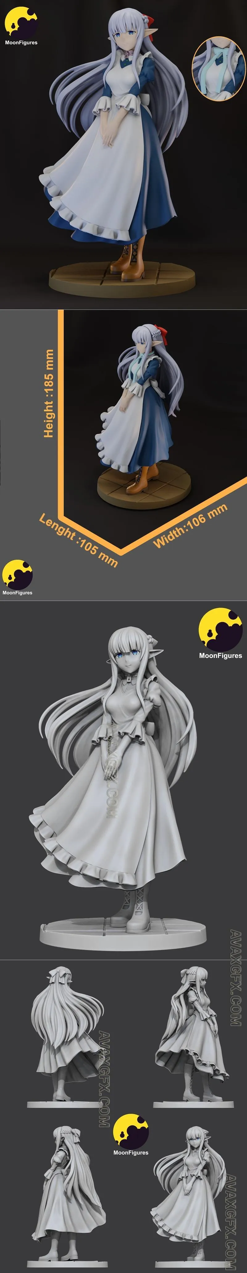 MoonFigures - Nephelia - STL 3D Model