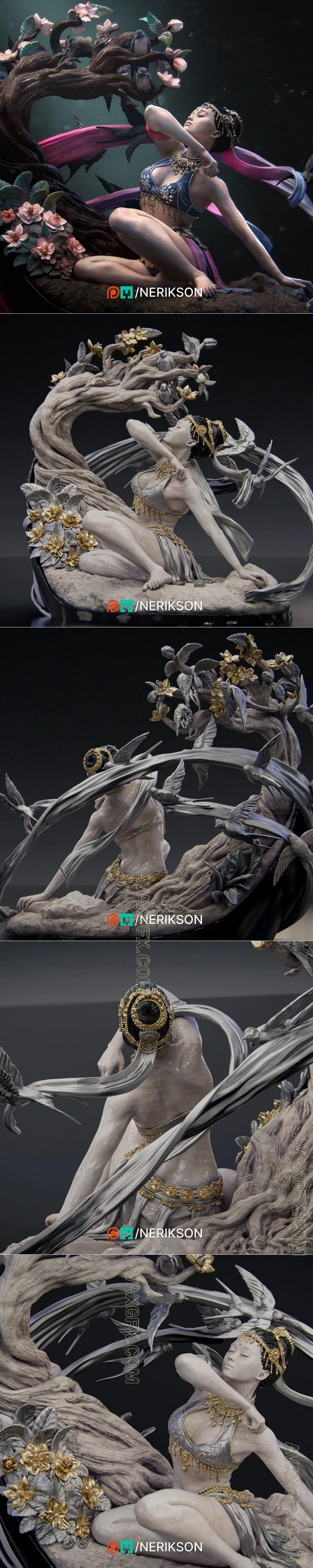 Nerikson - Four Seasons - Spring - STL 3D Model