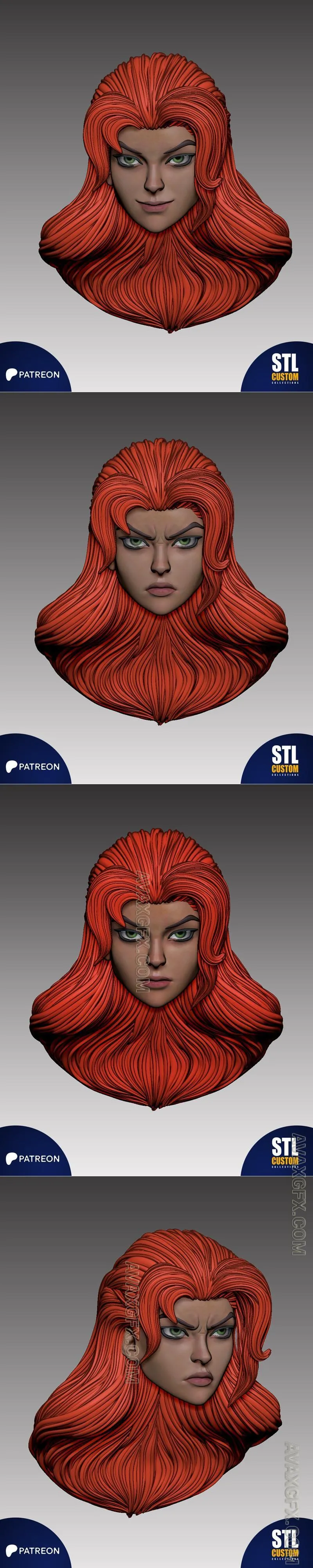 Hawkgirl Shayera - STL 3D Model