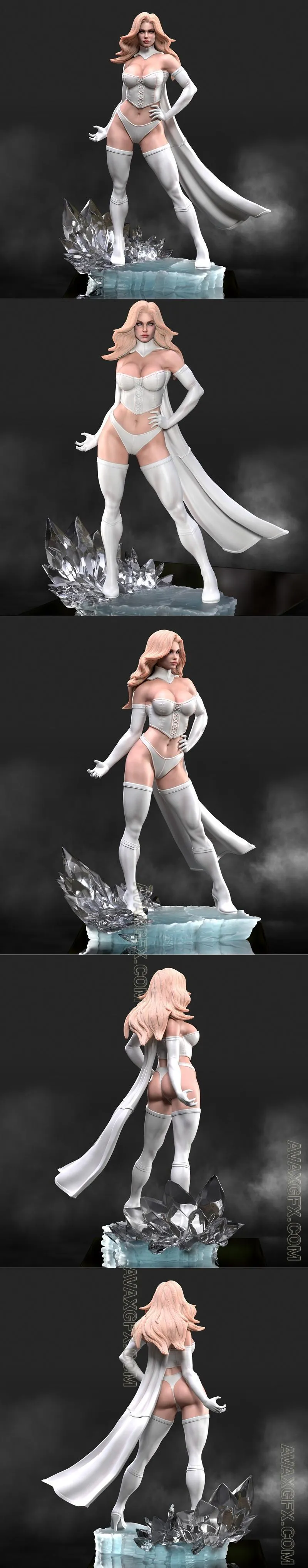 Abe3D - Emma Frost - STL 3D Model