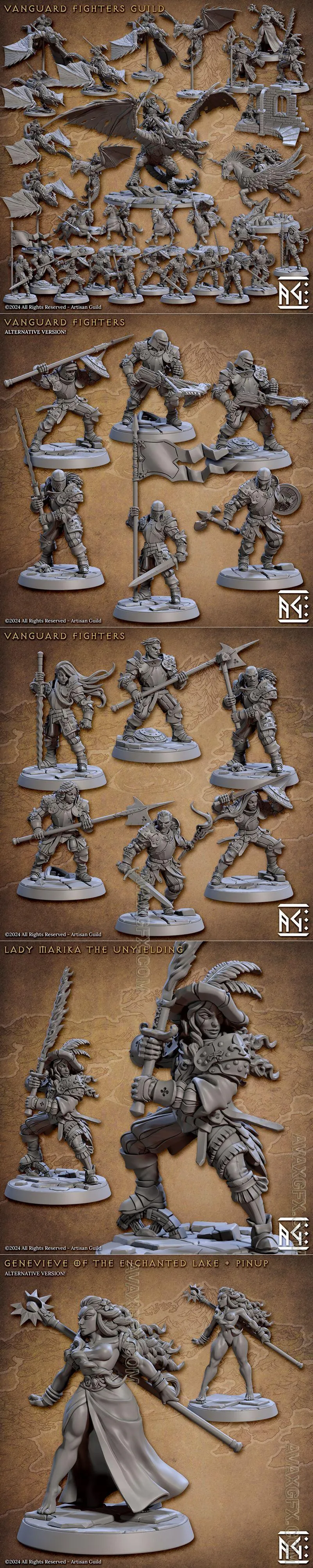 Artisan Guild - Vanguard Fighters June 2024 - STL 3D Model