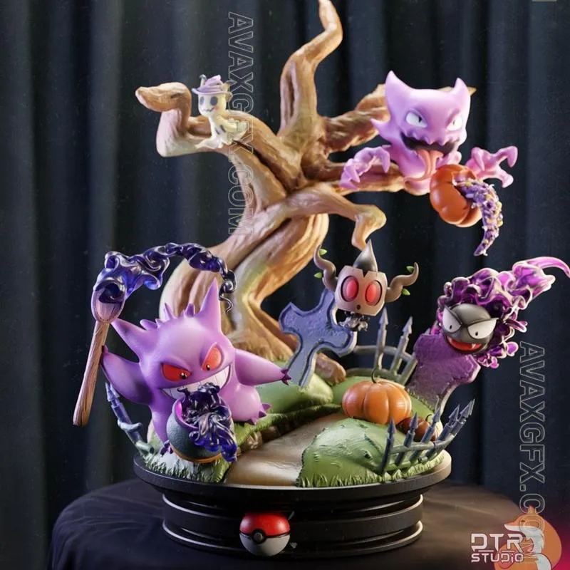 Gastly Evolution - STL 3D Model