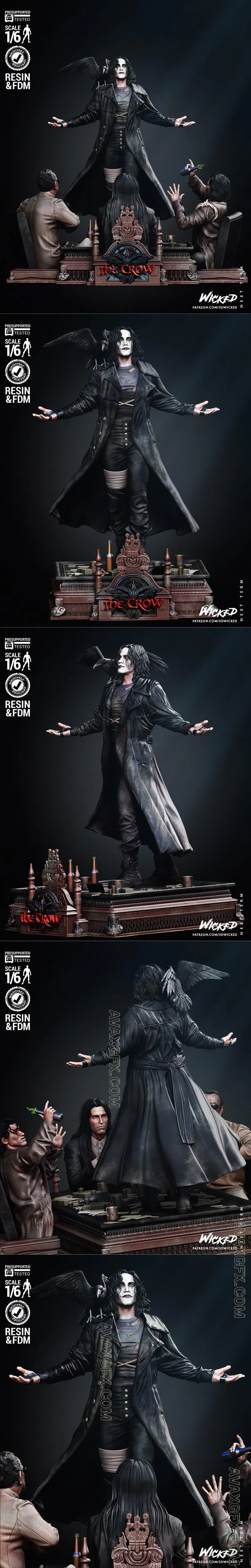 WICKED - The Crow Diorama - STL 3D Model