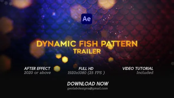 Dynamic Fish Pattern Trailer l Aqua Trailer 51349785 Videohive