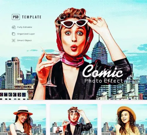 Comic Photo Effect - 8L2GD5C