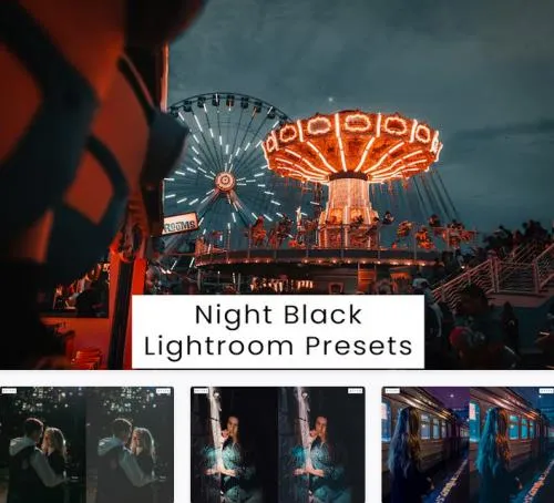 Night Black Lightroom Presets - ASBCMXT