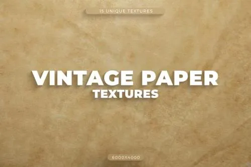 15 Vintage Paper Textures - GV2HUTP