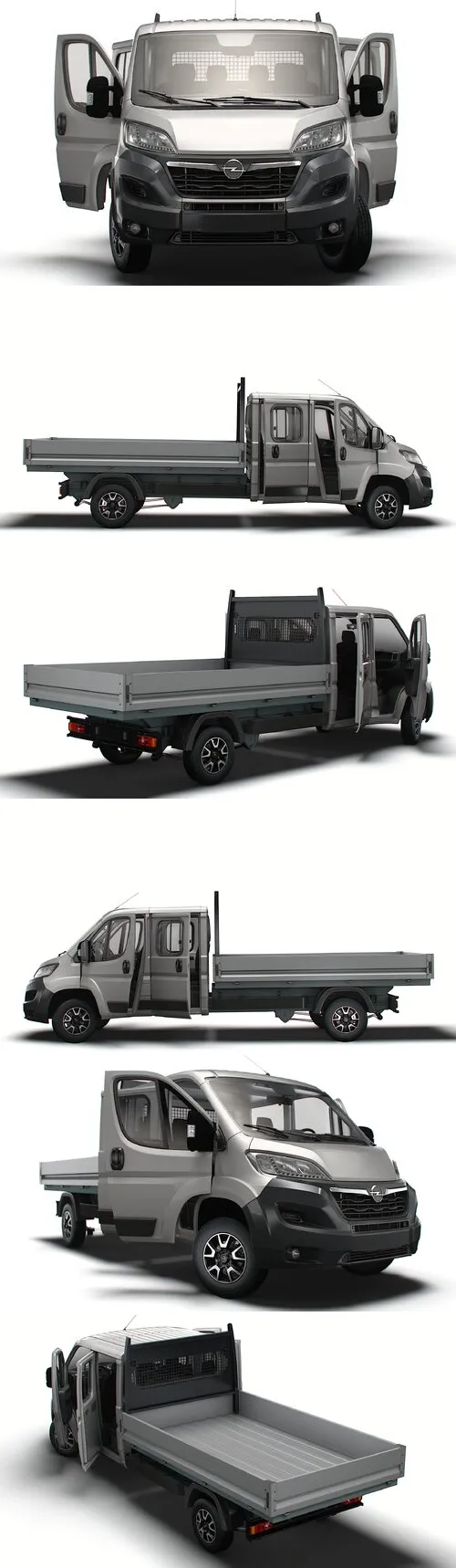 Opel Movano Crew Cab Truck HQInterior 2023 Model