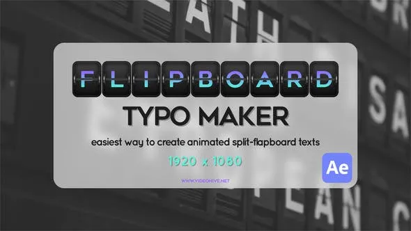 Flipboard Typo Maker 52518818 Videohive