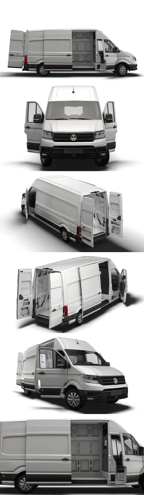 VW Crafter Panel Van L3H3 HQ Interior 2023 Model