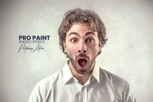 Pro Paint Photoshop Action - 255627760