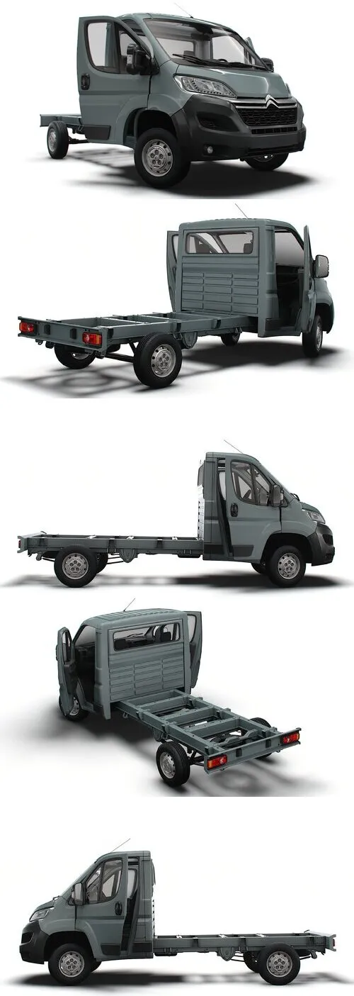 Citroen Jumper Chassis Truck SCab 3450WB HQInterior 2023 Model