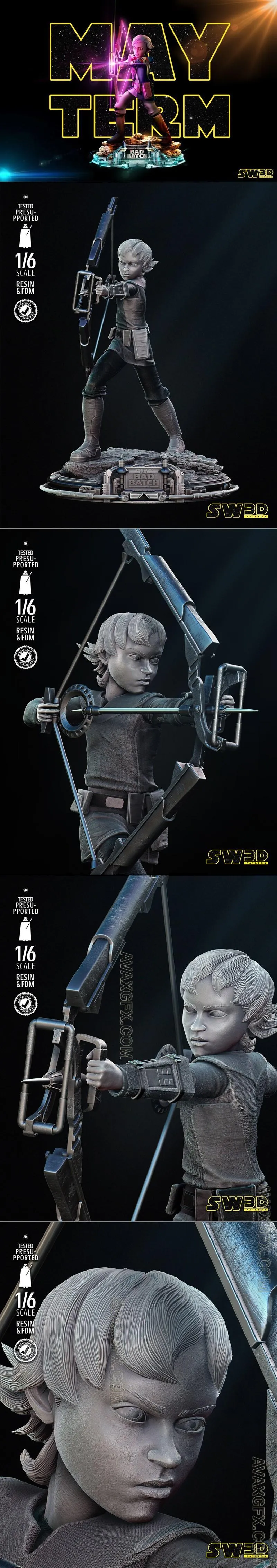 SW3D - Omega Sculpture - STL 3D Model