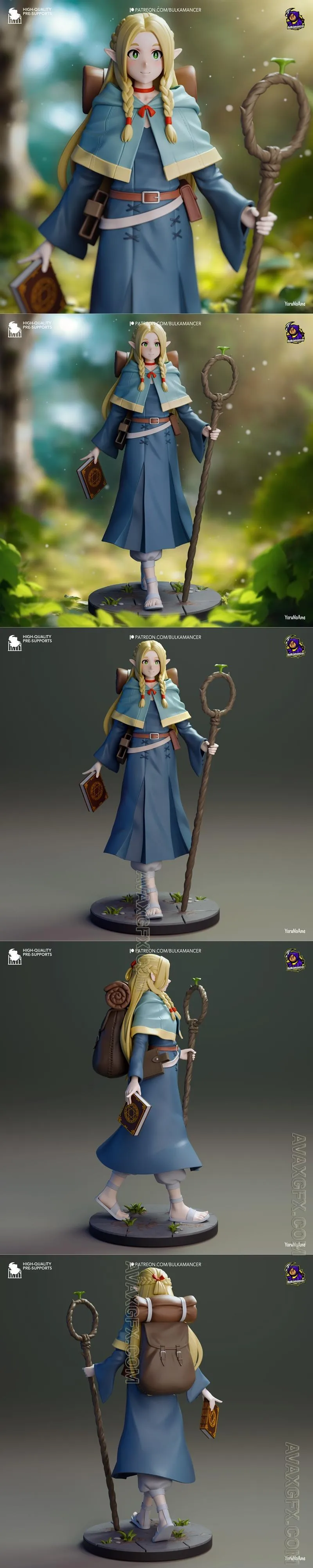 Bulkamancer Sculpts - Marcille - Delicious in Dungeon - STL 3D Model