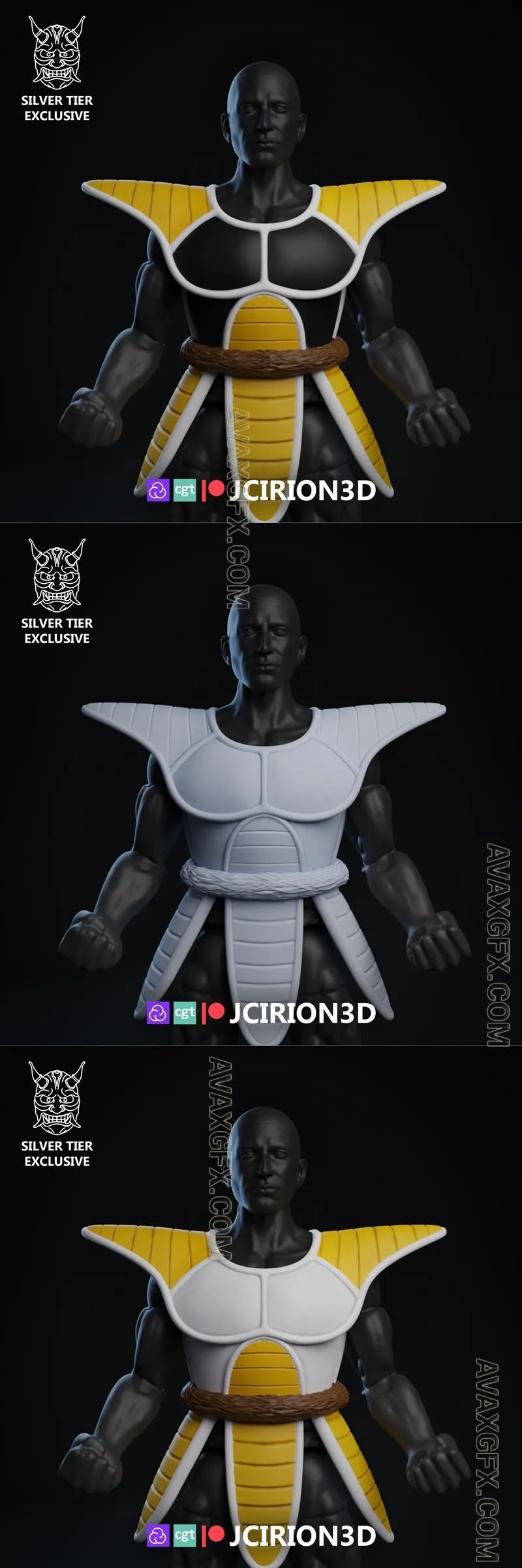 Saiyan Armor - STL 3D Model