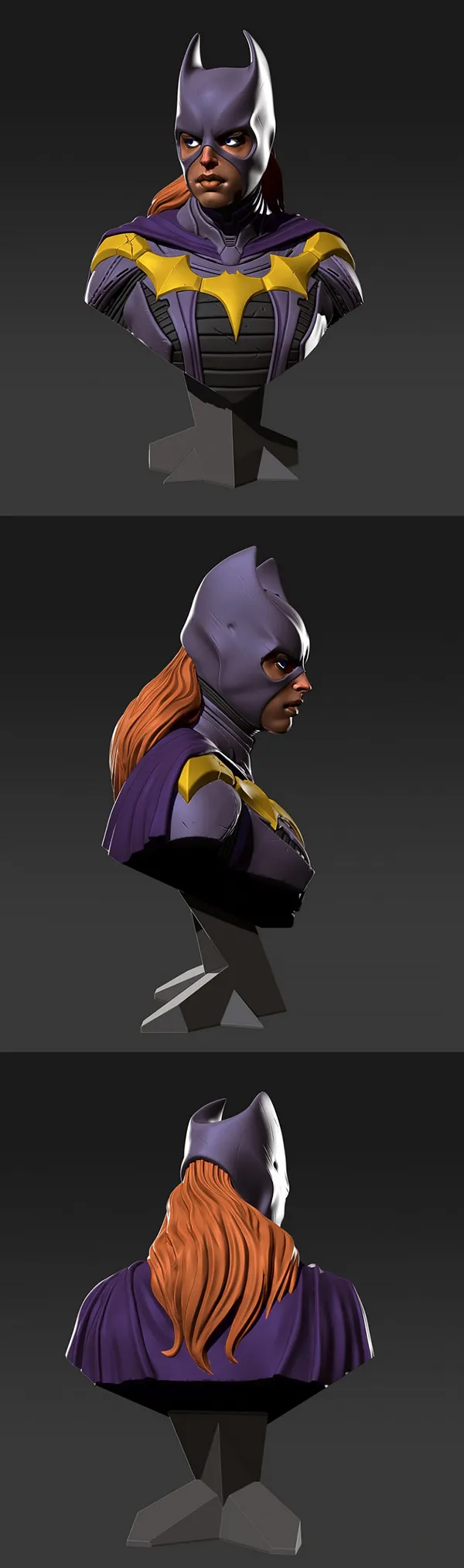 Batgirl Bust – 3D Print