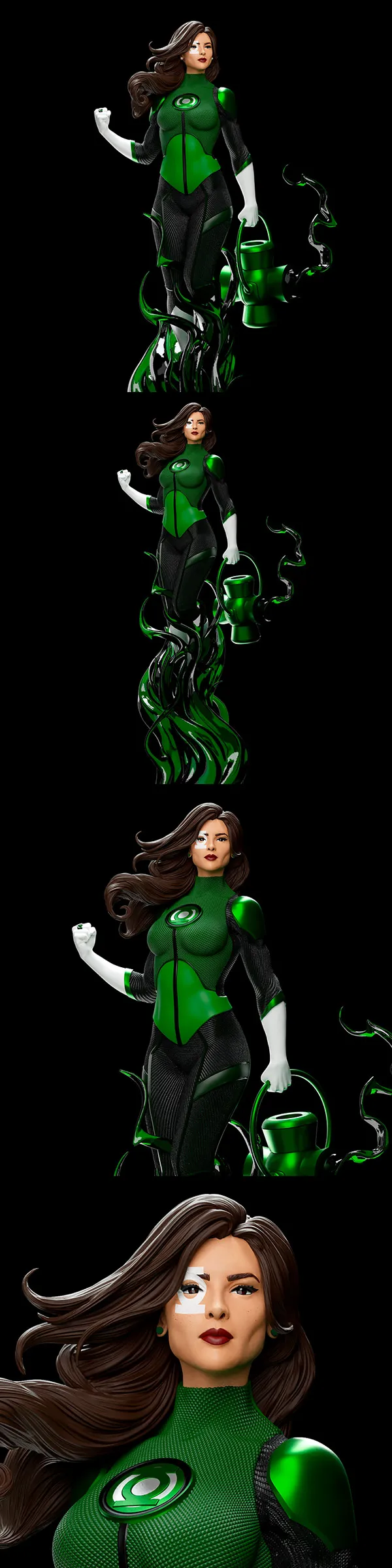 Green Lantern – Jessica Cruz – 3D Print