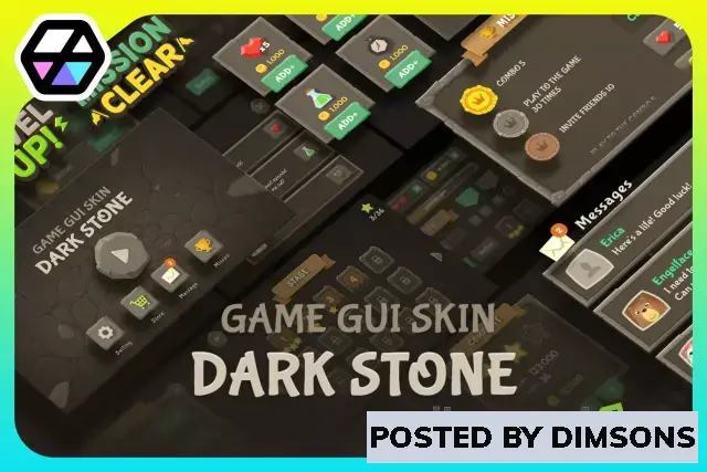 Unity 2D GUI - DarkStone v1.1.1