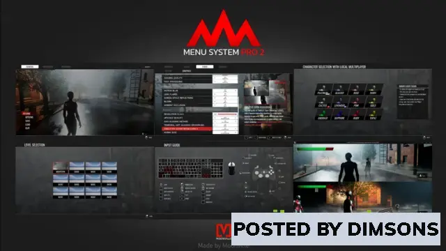 Unreal Engine Blueprints Menu System Pro by Moonville v2.0 (5.3)