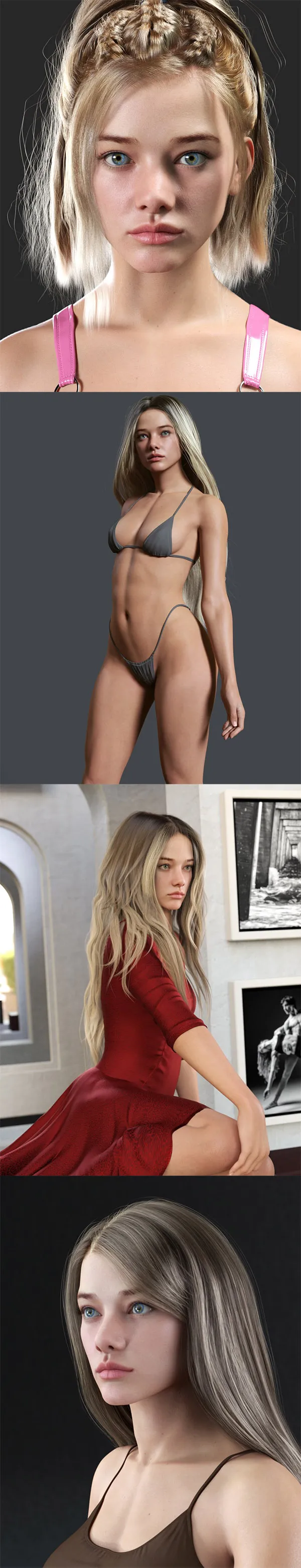 MSO Tony HD for Genesis 9 Feminine