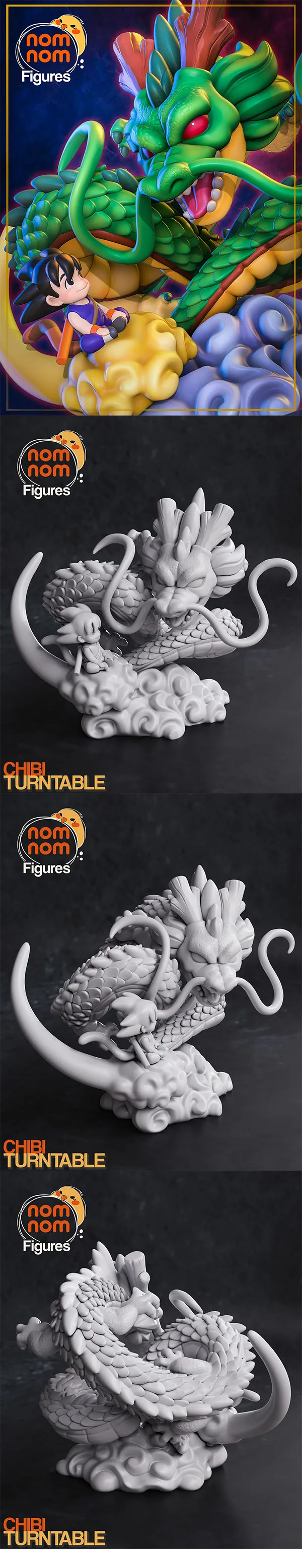 Nomnom Figures – Chibi Shenron – Dragon Ball – 3D Print
