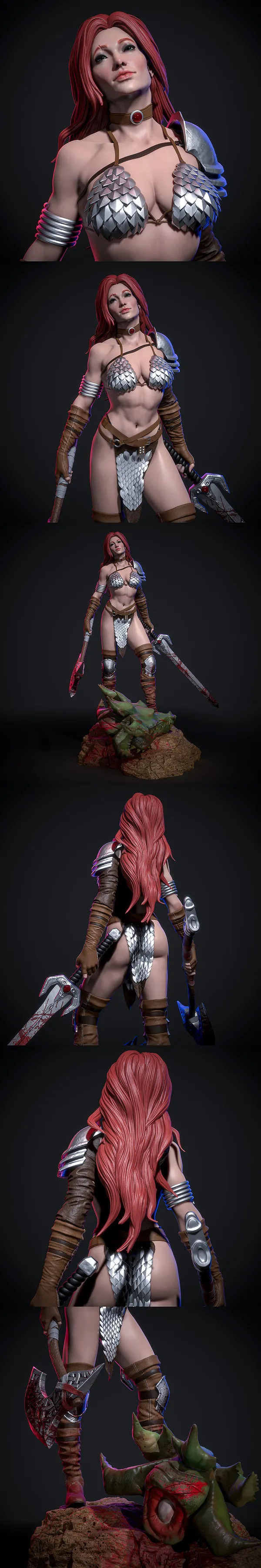 Red Sonja Fan Art – 3D Print