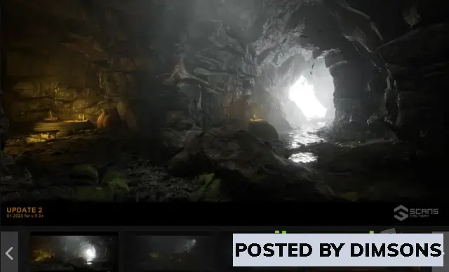 Unreal Engine Environments [SCANS] Lost Temple Cave v4.27+