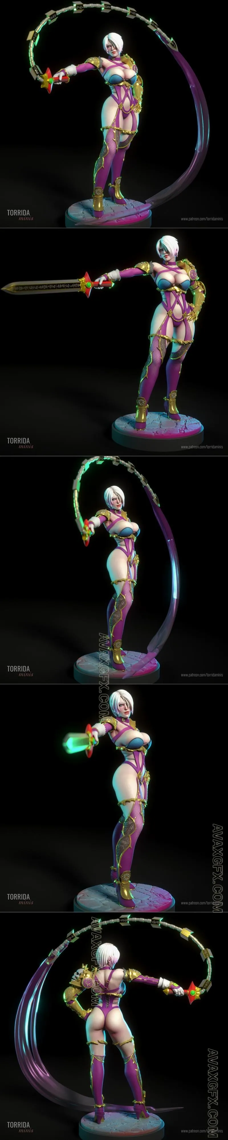 Torrida Minis - Ivy Valentine - STL 3D Model