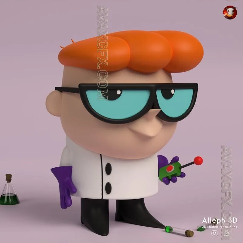 Dexters Laboratory - Dexter - STL 3D Model