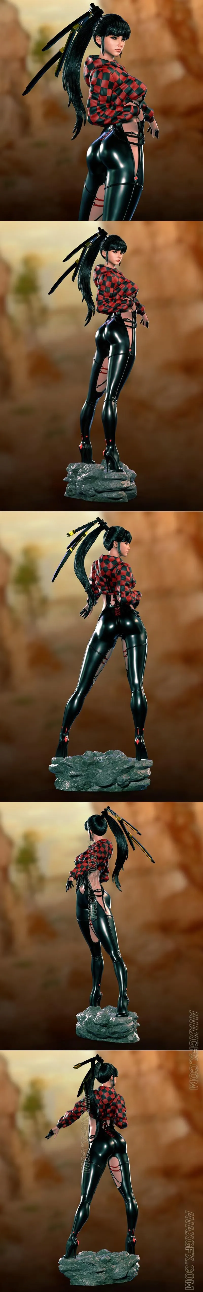 Abe3D - Eve Stellar Blade (Racer's Outfit) - STL 3D Model