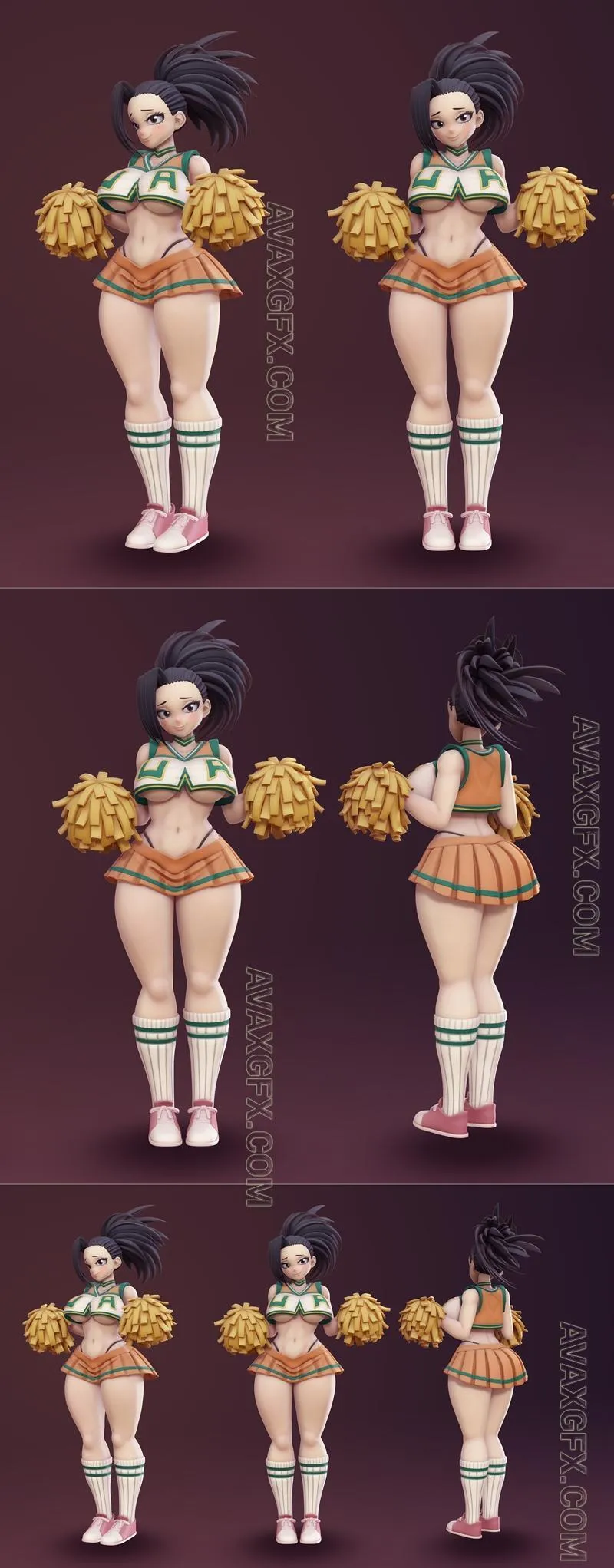 Momo Boku My Hero Academia - STL 3D Model