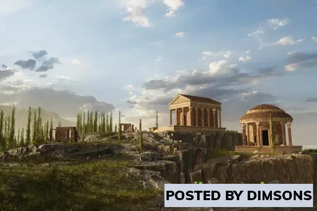 Unity 3D-Models Roman Temple Ruins v1.0