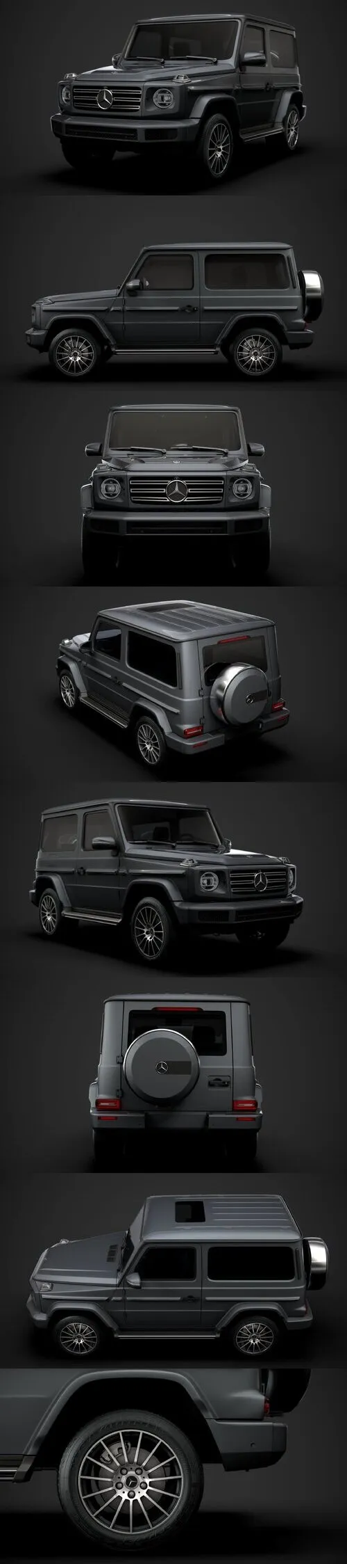 Mercedes Benz G 550 3 door W463 2020 3D Model