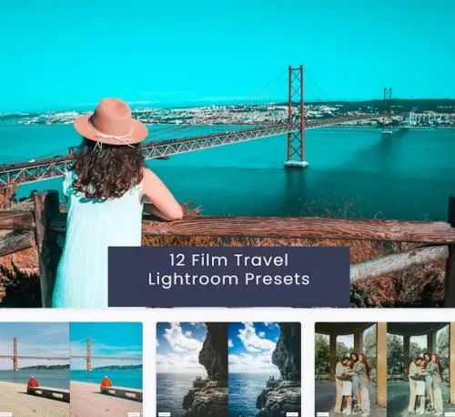 12 Film Travel Lightroom Presets - F4XK4VW