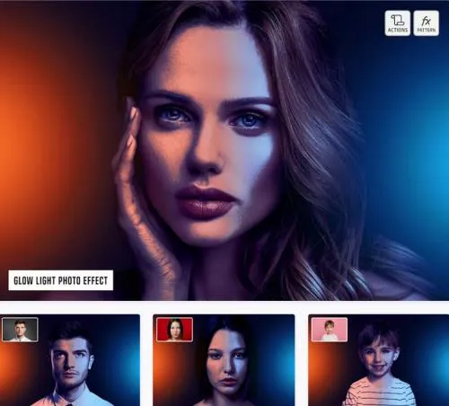 Glow Light Photo Effect - UKN58NK