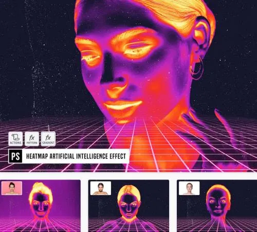 Heatmap Artificial Intelligence Effect - ZTX86ZV