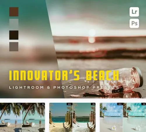 6 Innovator's Beach Lightroom and Photoshop Preset - 7MR25HA